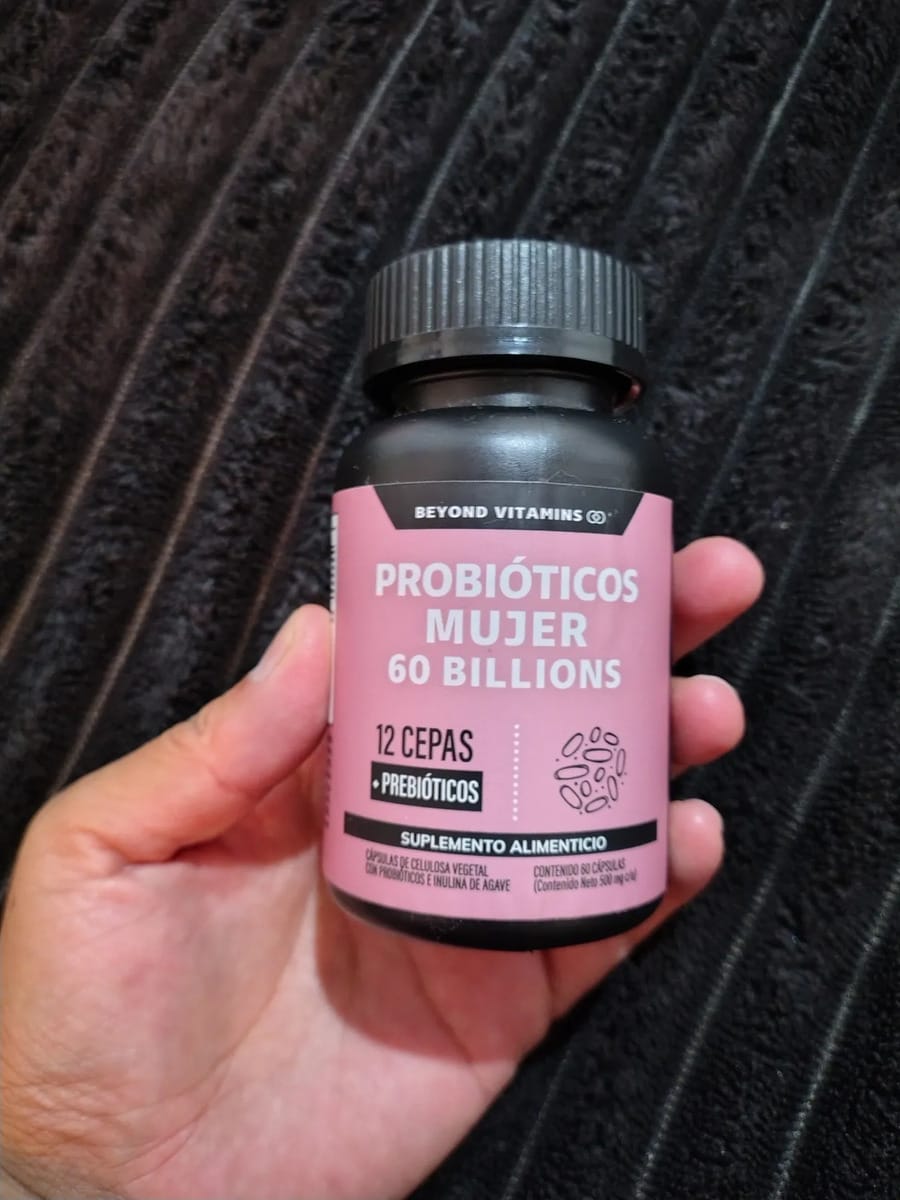 Customer photo review of Probioticos mujer 60 billions - 60 cápsulas