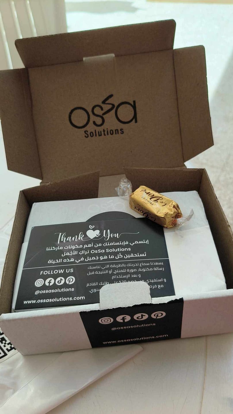 Customer photo review of مثبت و مرطب الحواجب - 50 مل