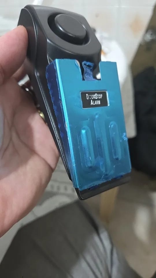 Customer photo review of Portable Door Stop Security Alarm