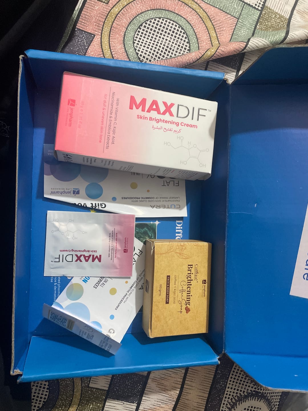 Customer photo review of Maxdif Brightening Cream