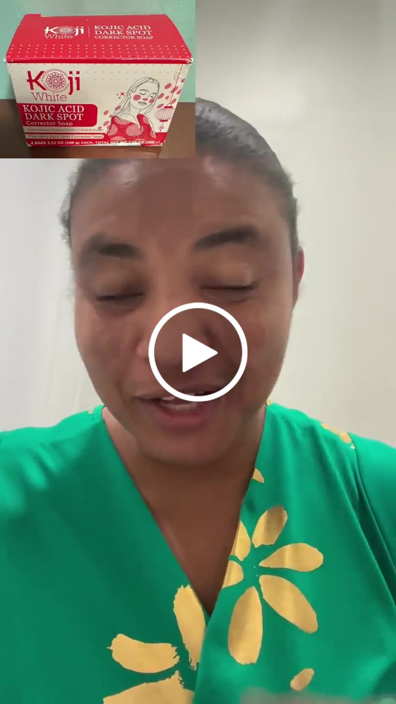 Customer video review of Dark Spot Corrector Soap 2-Bars