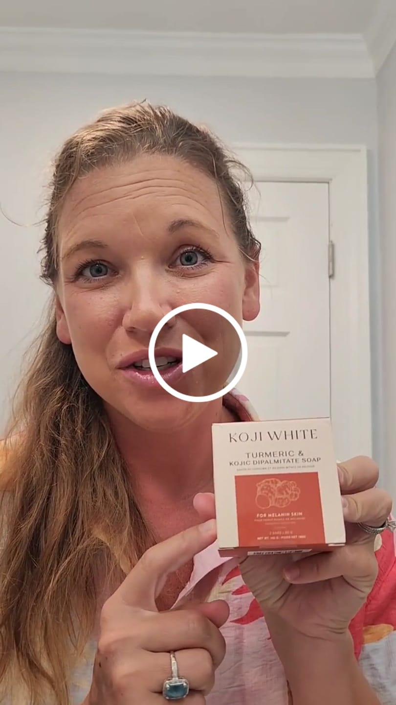 Customer video review of Turmeric & Kojic Acid Soap