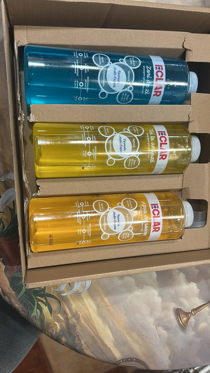 Customer photo review of Pachetul cu 1x Detergent Marea Prospetime 2L + 1x Puterea Florilor 2L