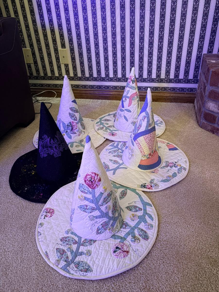 Customer photo review of Spellbound Quilted Witch Hat Sewing Pattern | Digital PDF Pattern