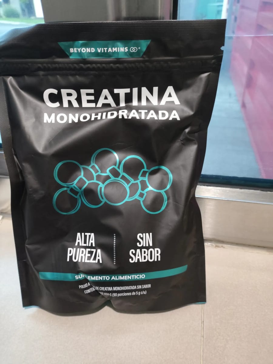 Customer photo review of Creatina monohidratada en polvo - 450 g