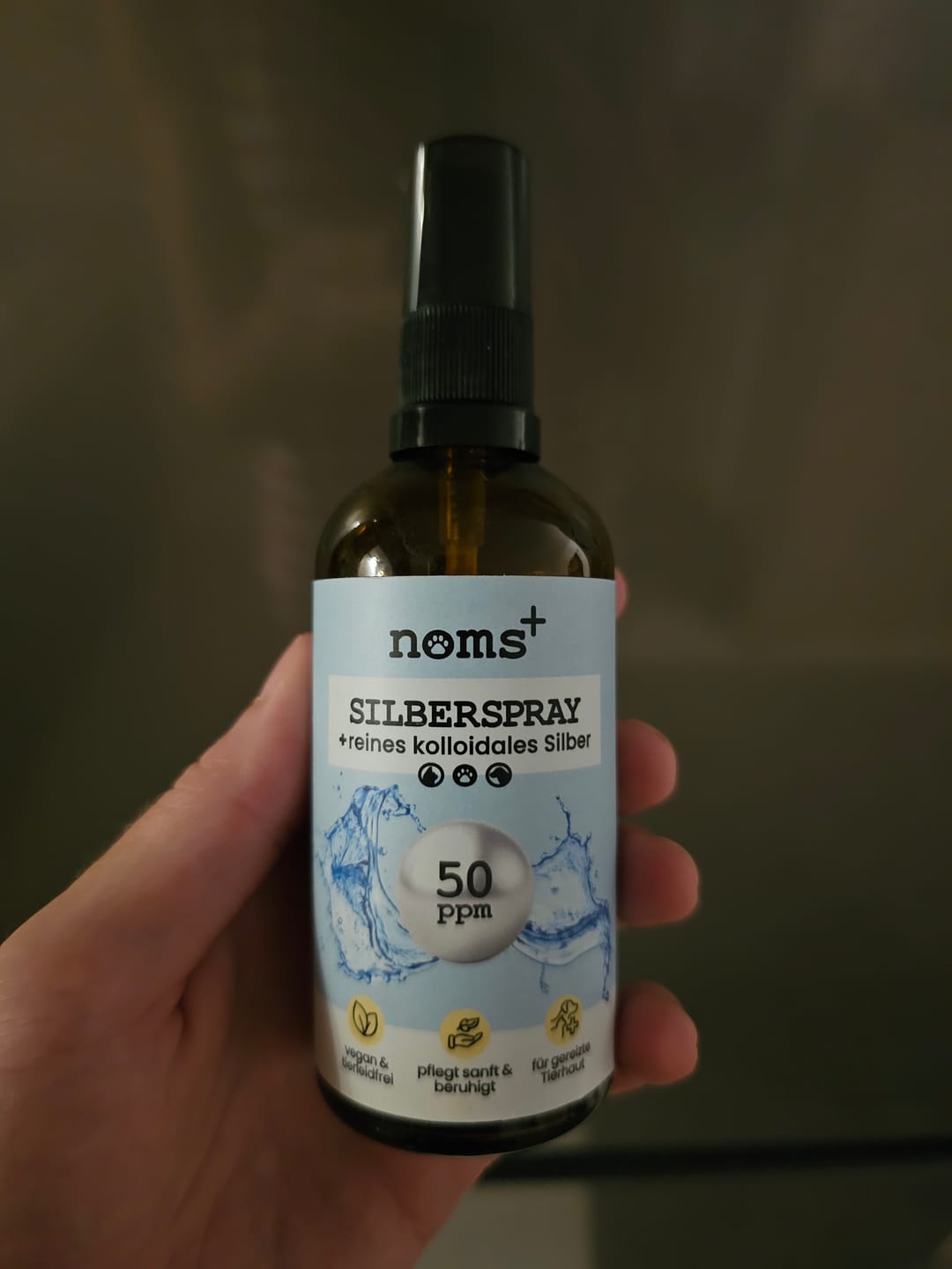 Customer photo review of Silberspray für Hunde und Katzen mit 50ppm