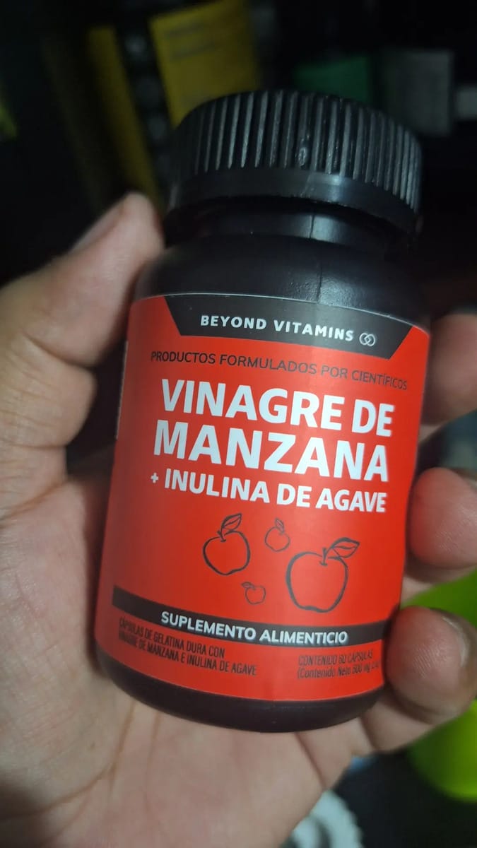 Customer photo review of Vinagre de Manzana + Inulina de Agave 150 caps