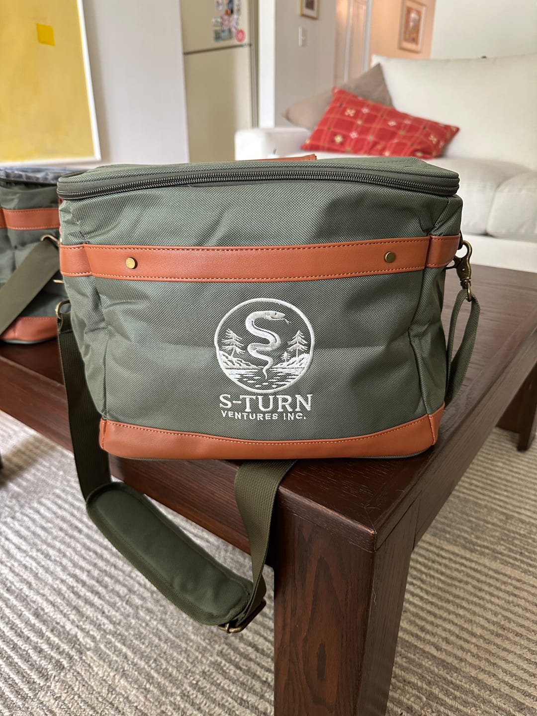 Customer photo review of Custom Embroidered Cooler Bags,Outdoor Picnic Bag