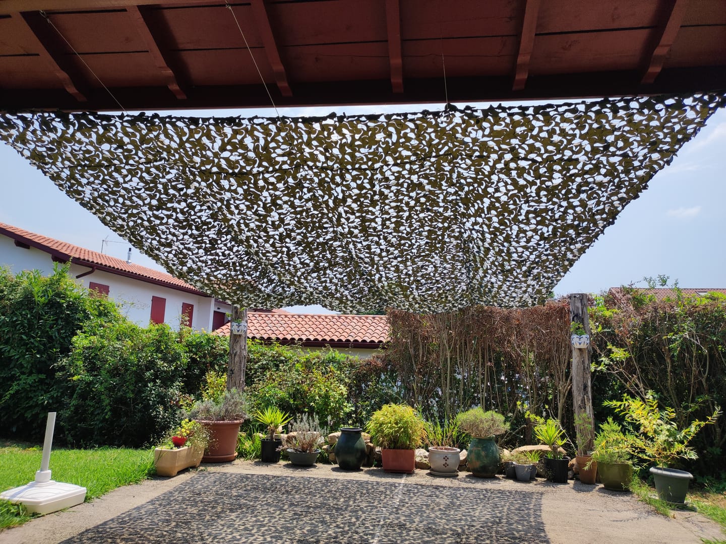 Customer photo review of Filet de camouflage renforcé câble acier