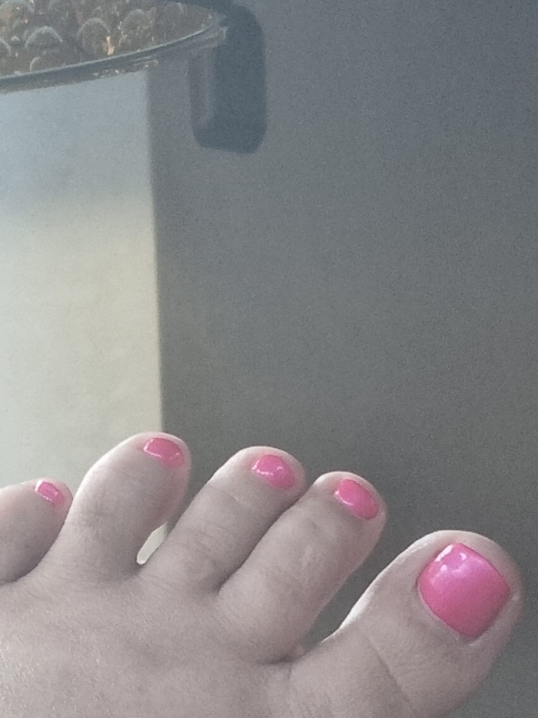 Customer photo review of 3in1 UV Nagellack - Hema frei - 90019 -glitter neon pink