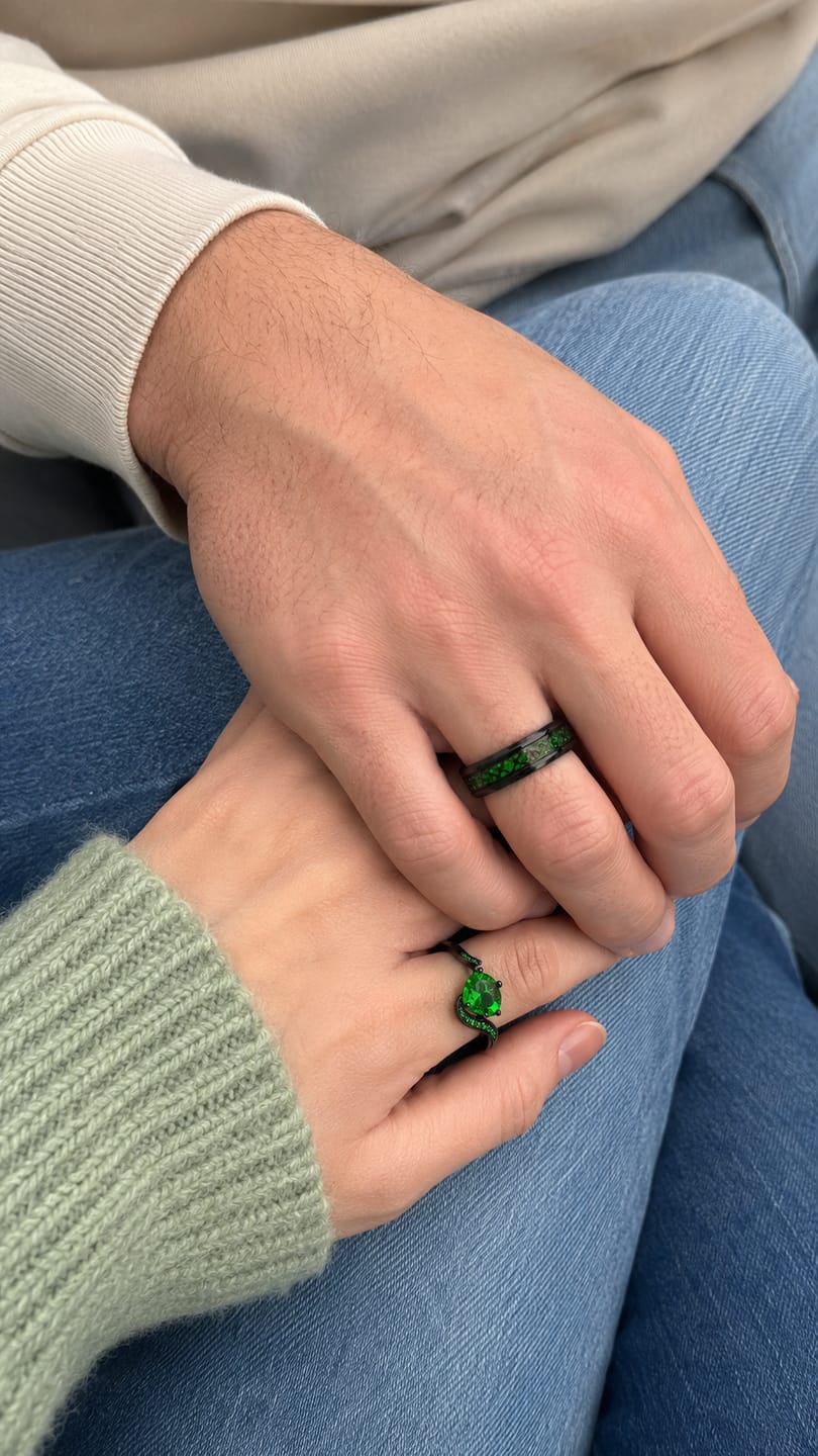 Customer photo review of Anillos de Promesa