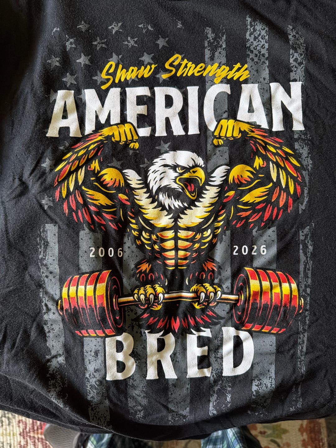Customer photo review of American Bred Bald Eagle T-Shirt by Brian Shaw