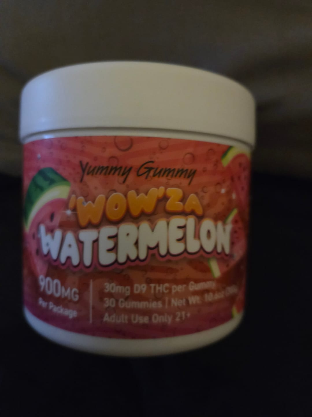 Customer photo review of 900MG Yummy Gummy D9