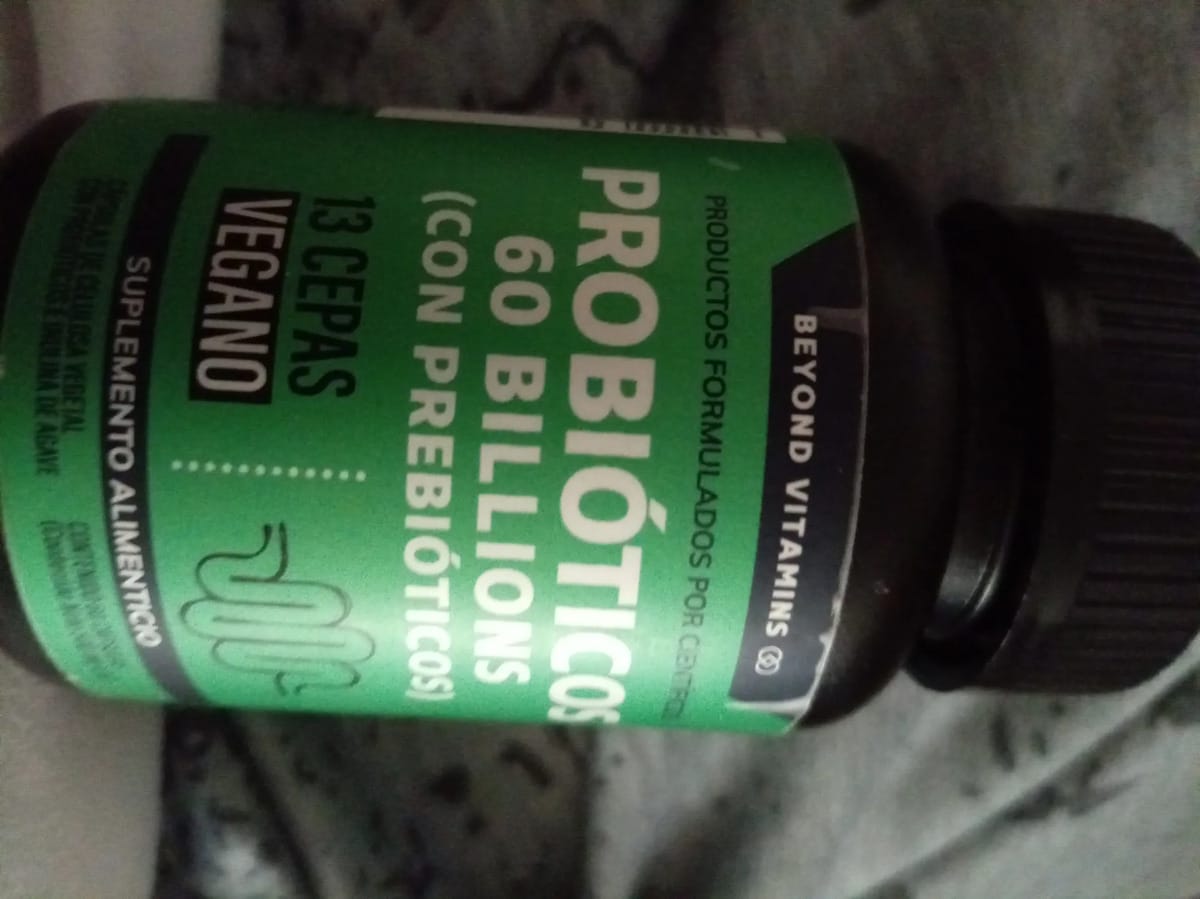 Customer photo review of Probióticos 60 billions (Con prebióticos) - 60 cápsulas