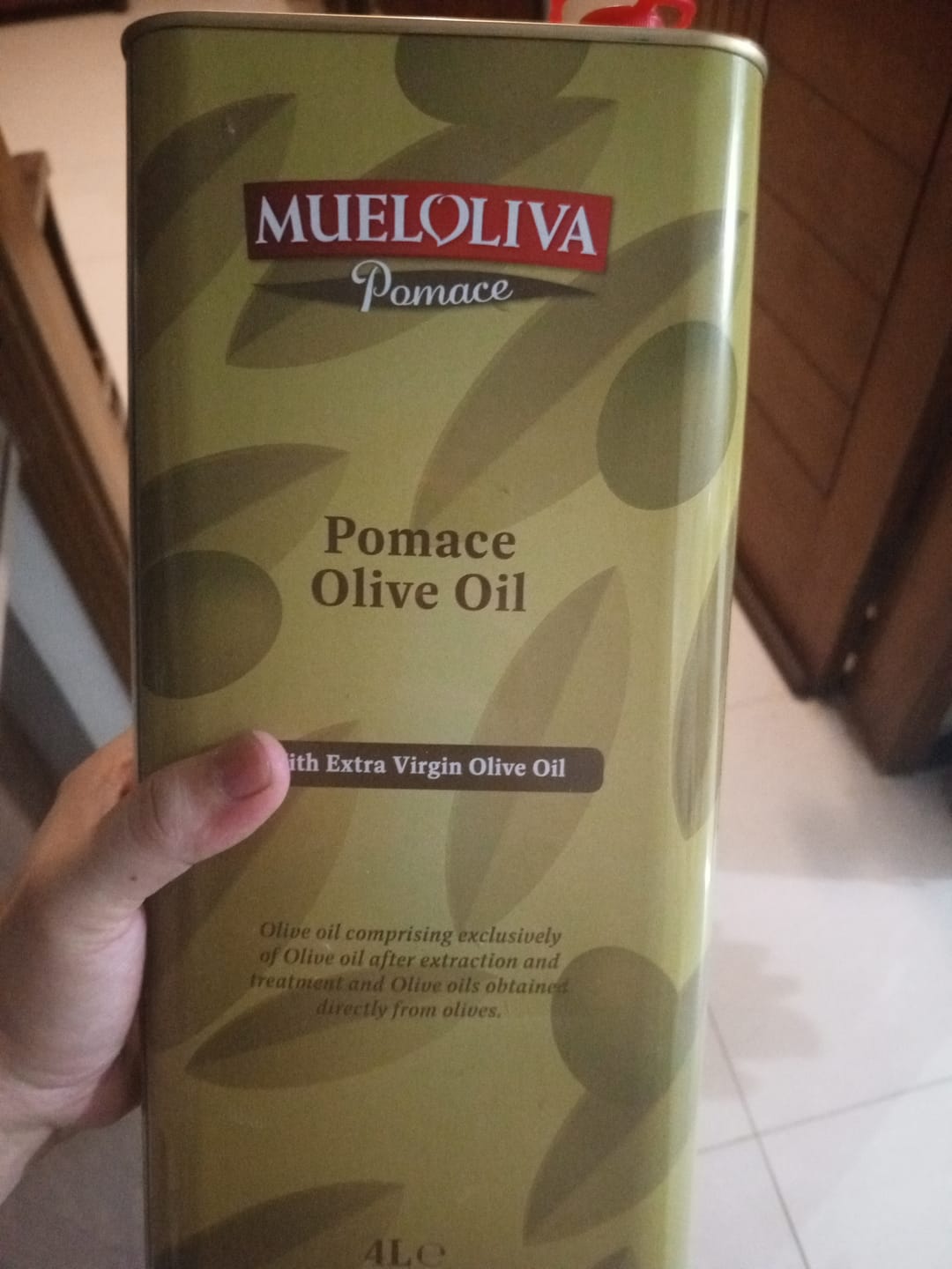 Customer photo review of Pomace Blended With Extra Virgin Olive Oil