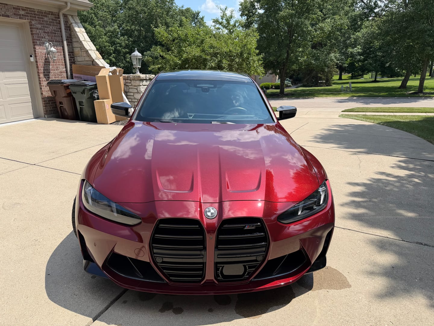 Customer photo review of BMW Roundel Emblem Covers - Full Carbon Fiber