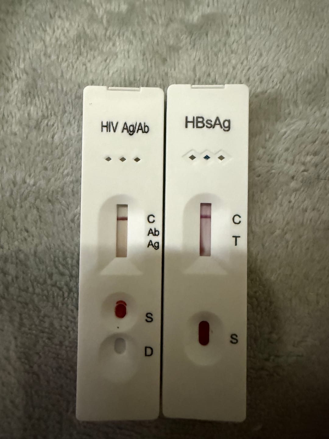 Customer photo review of HIV検査キット｜15分で結果判定