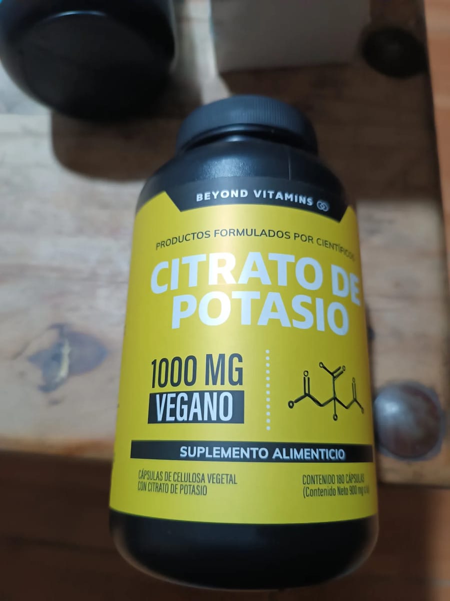 Customer photo review of Citrato de potasio 60 Caps