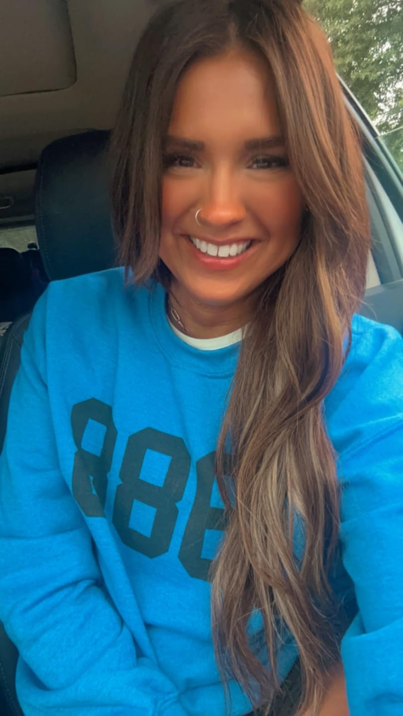 Customer photo review of Virgin Injection Tape in Hair Extensions Brown Balayage #4/27/4