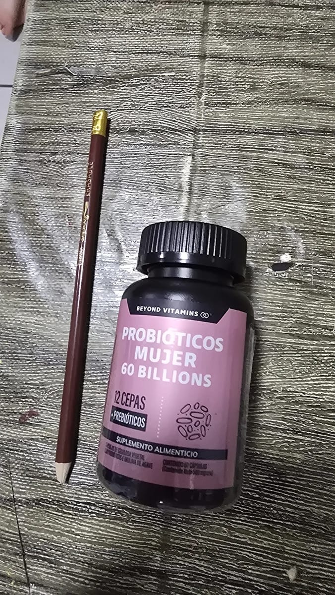 Customer photo review of Probioticos mujer 60 billions - 60 cápsulas