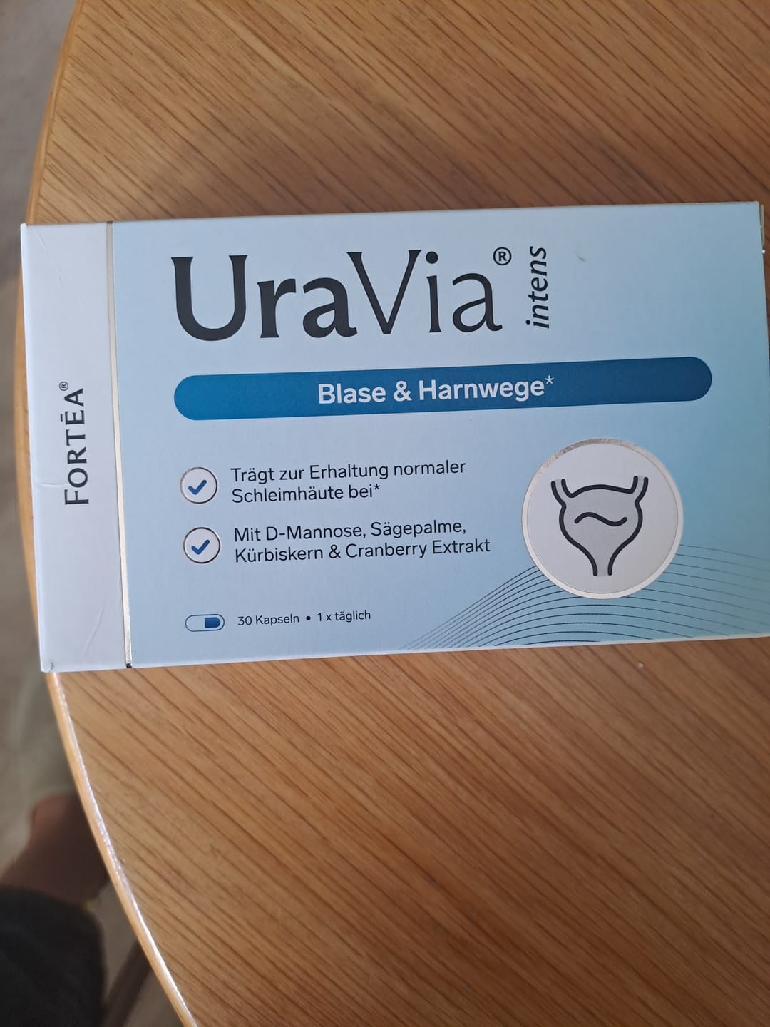 Customer photo review of UraVia® intens – Blase & Harnwege