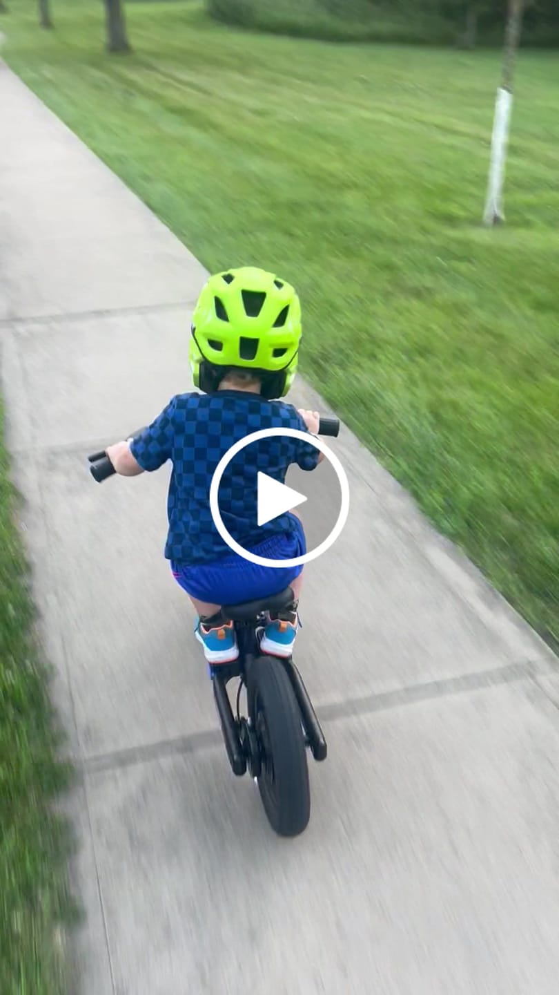 Customer video review of Kids Full-Face Bike Helmet