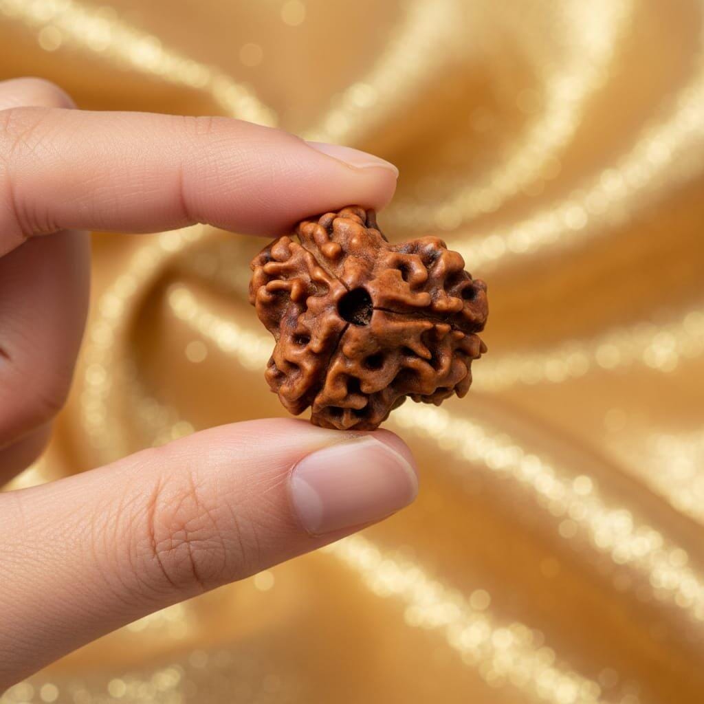 Customer photo review of Nepal Origin 3 Mukhi Rudraksha - 17mm to 22mm