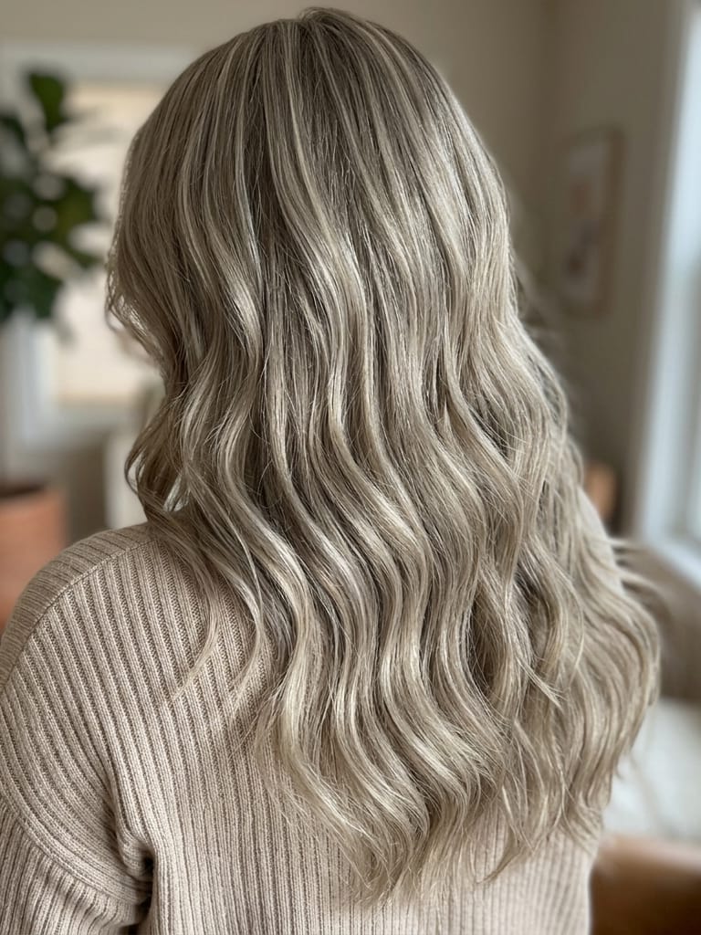 Customer photo review of Brazilian Tape In Human Hair Virgin Hair Extensions Highlight Blonde #P8/60