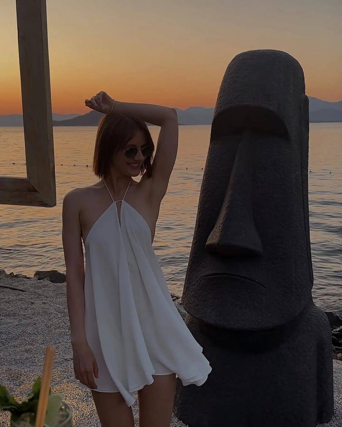 Customer photo review of Sophie Halter Mini Dress