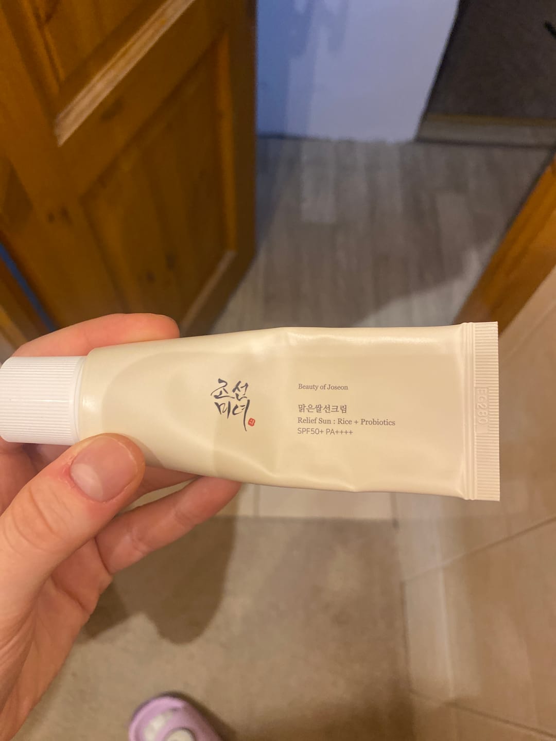 Customer photo review of Saules aizsargkrēms ar probiotiķiem Beauty of Joseon Relief Sun Rice Probiotics SPF50