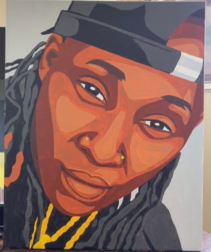 Customer photo review of Selfie Paint Kit