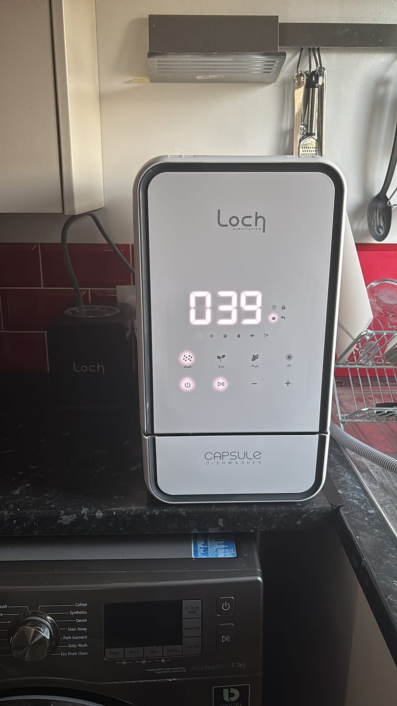 Customer photo review of Capsule Dishwasher