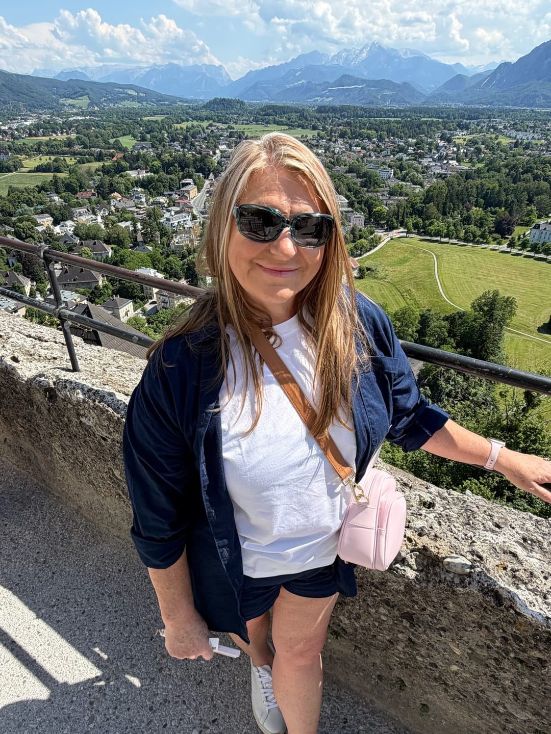 Customer photo review of Verona Crossbody With Slash-Resistant Locking Clasp Straps
