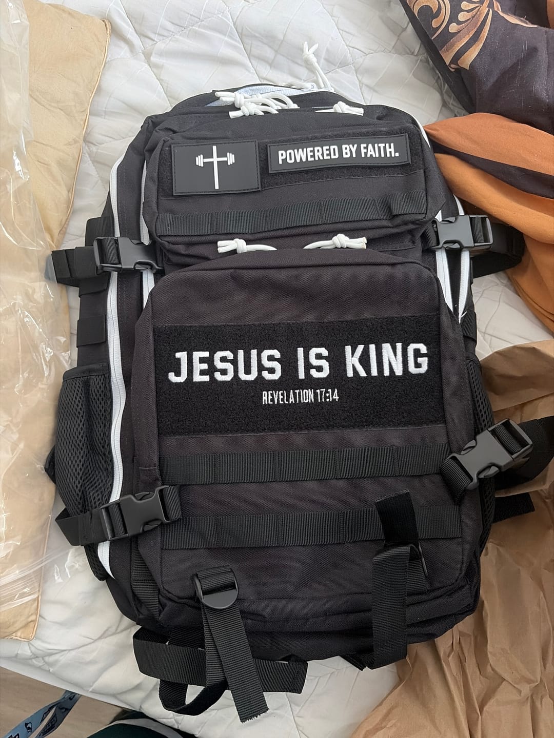 Customer photo review of HolStrength 45L Tactical Backpack