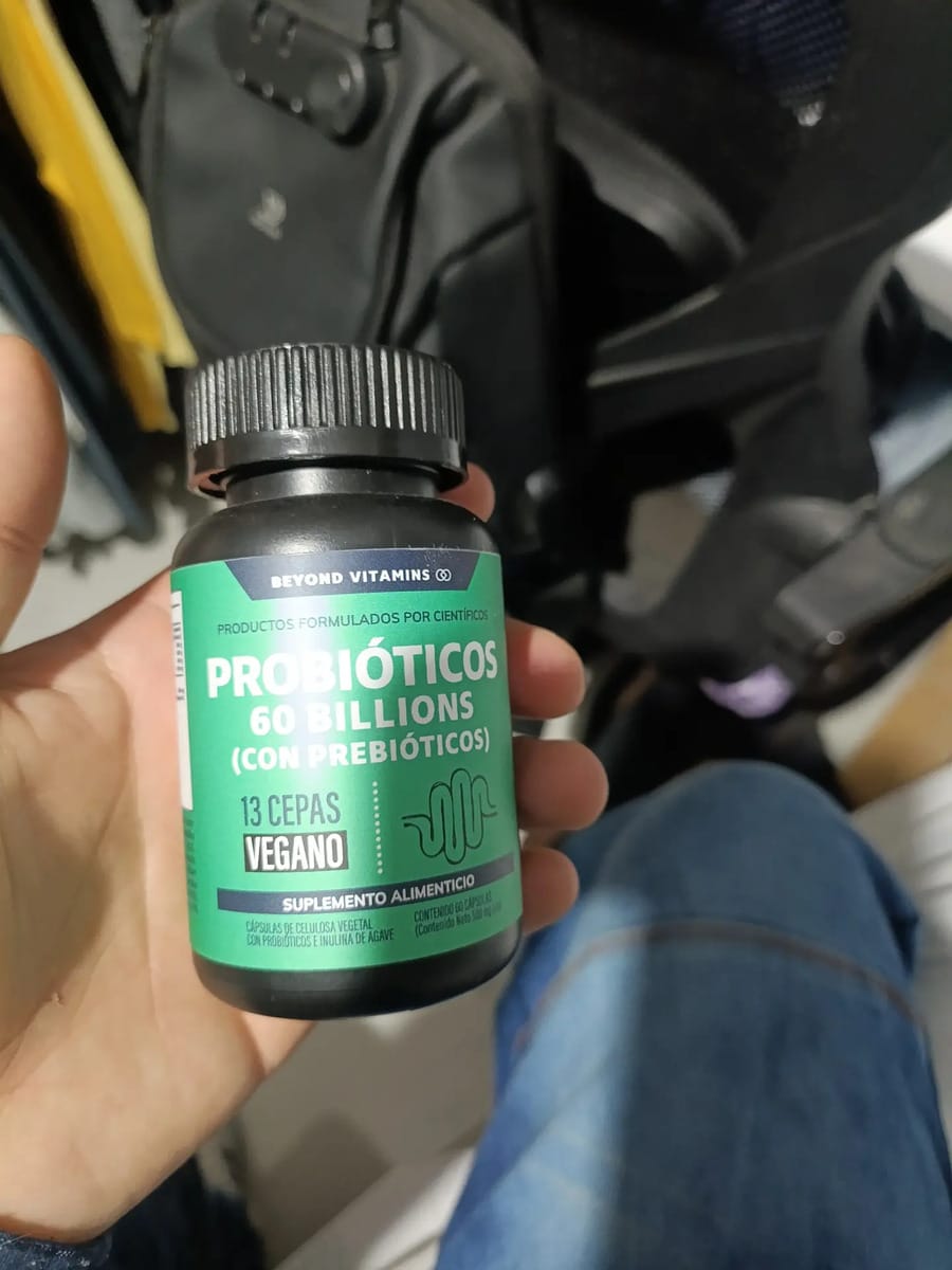Customer photo review of Probióticos 60 billions (Con prebióticos) - 60 cápsulas