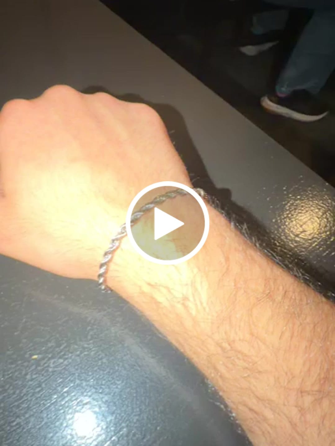 Customer video review of 4mm Rope Chain Bracelet