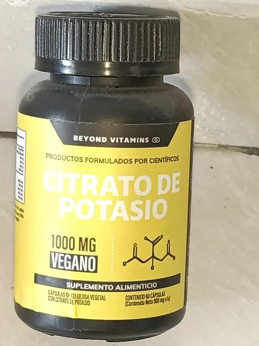 Customer photo review of Citrato de potasio 60 Caps