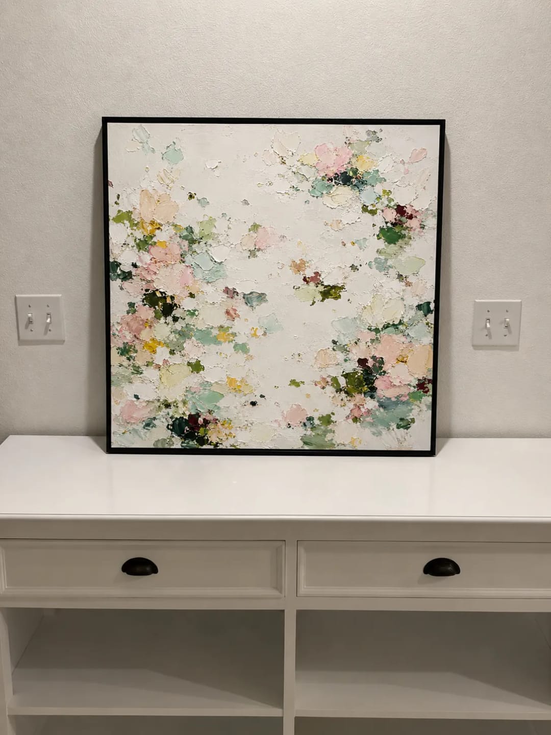 Customer photo review of Soft Blossom Floral Wall Art