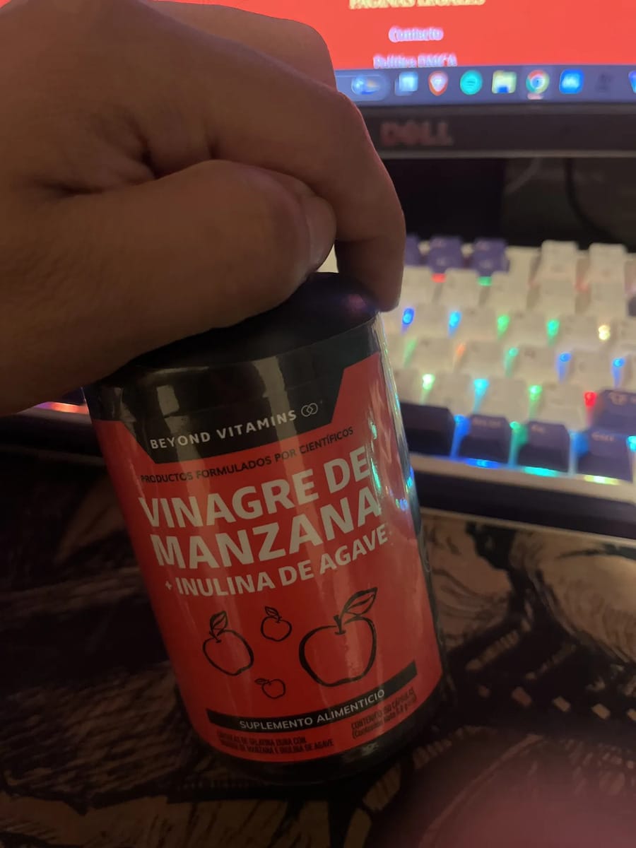 Customer photo review of Vinagre de Manzana + Inulina de Agave 150 caps