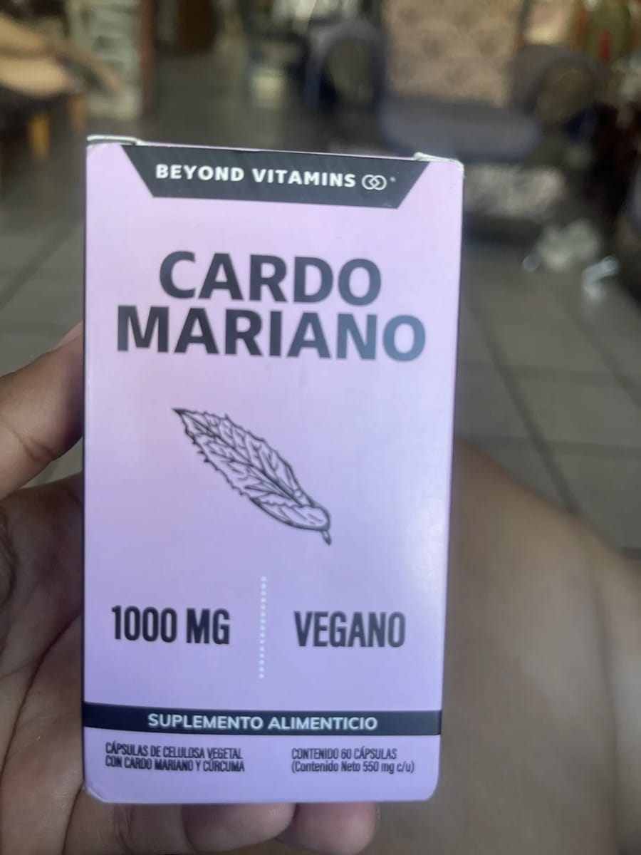 Customer photo review of Cardo Mariano - 60 cápsulas