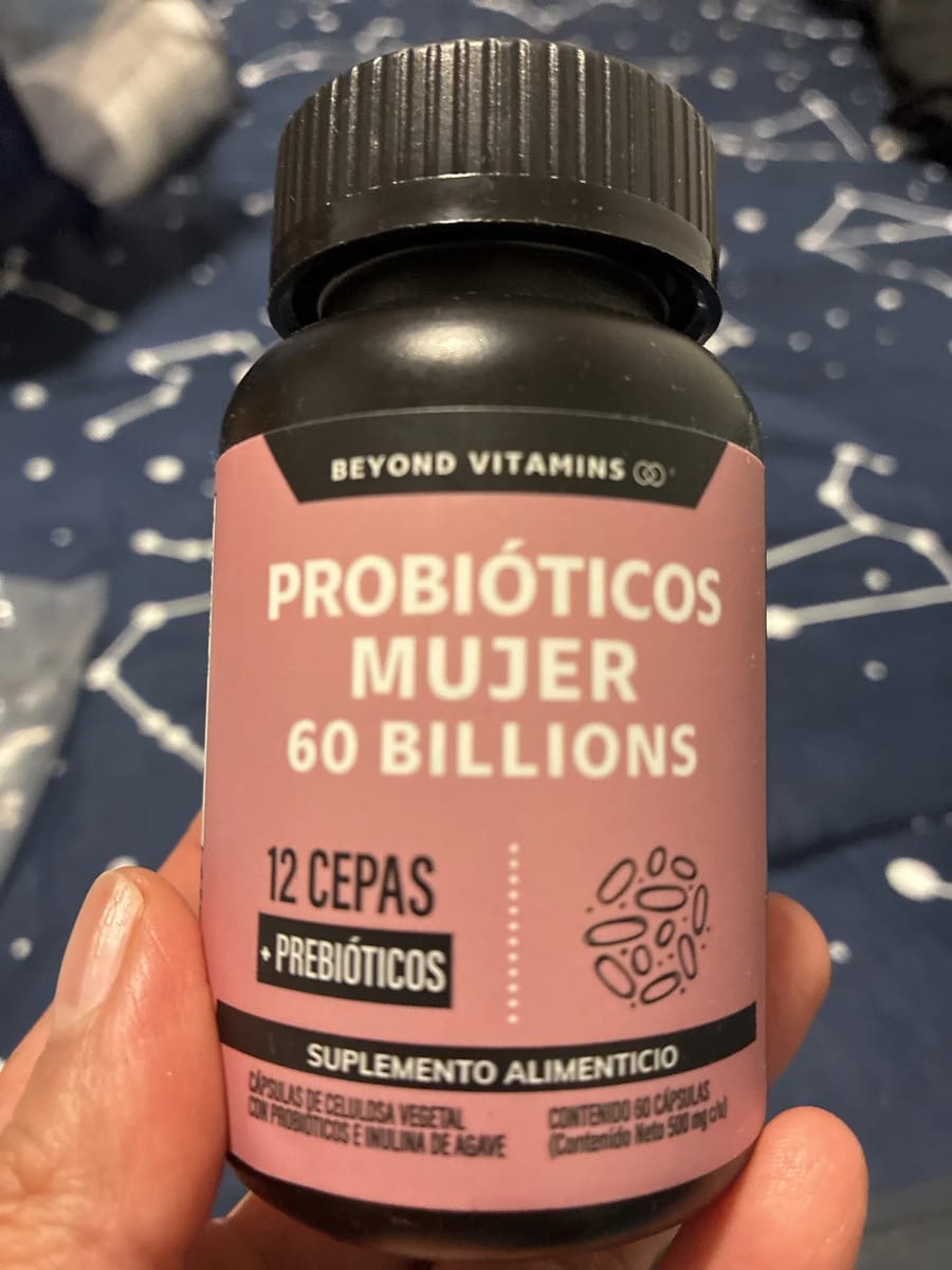 Customer photo review of Probioticos mujer 60 billions - 60 cápsulas