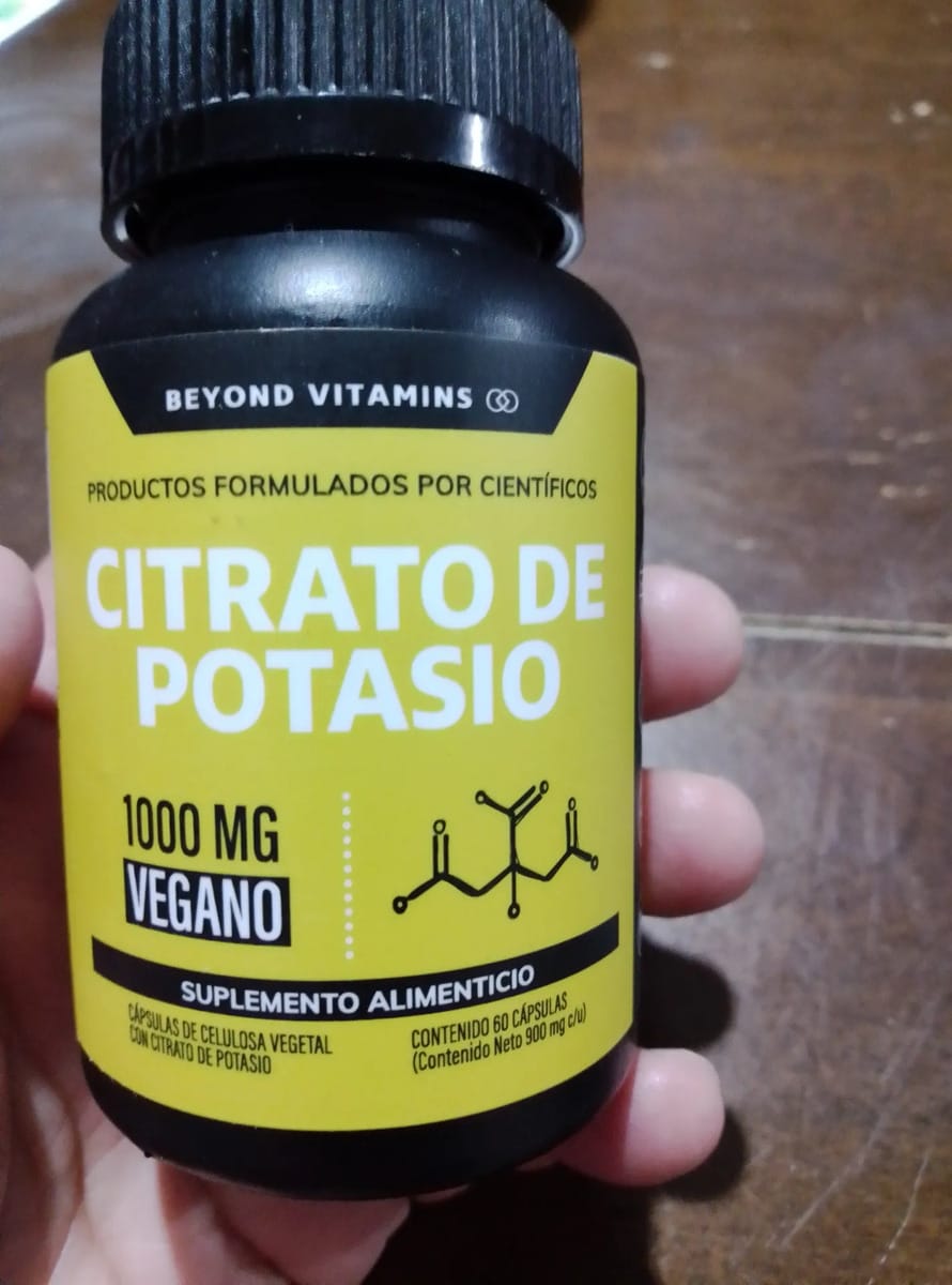 Customer photo review of Citrato de potasio 60 Caps