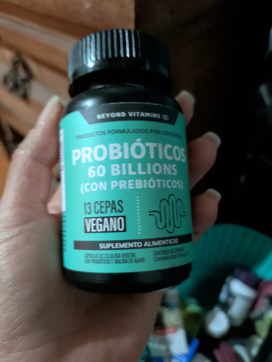 Customer photo review of Probióticos 60 billions (Con prebióticos) - 60 cápsulas