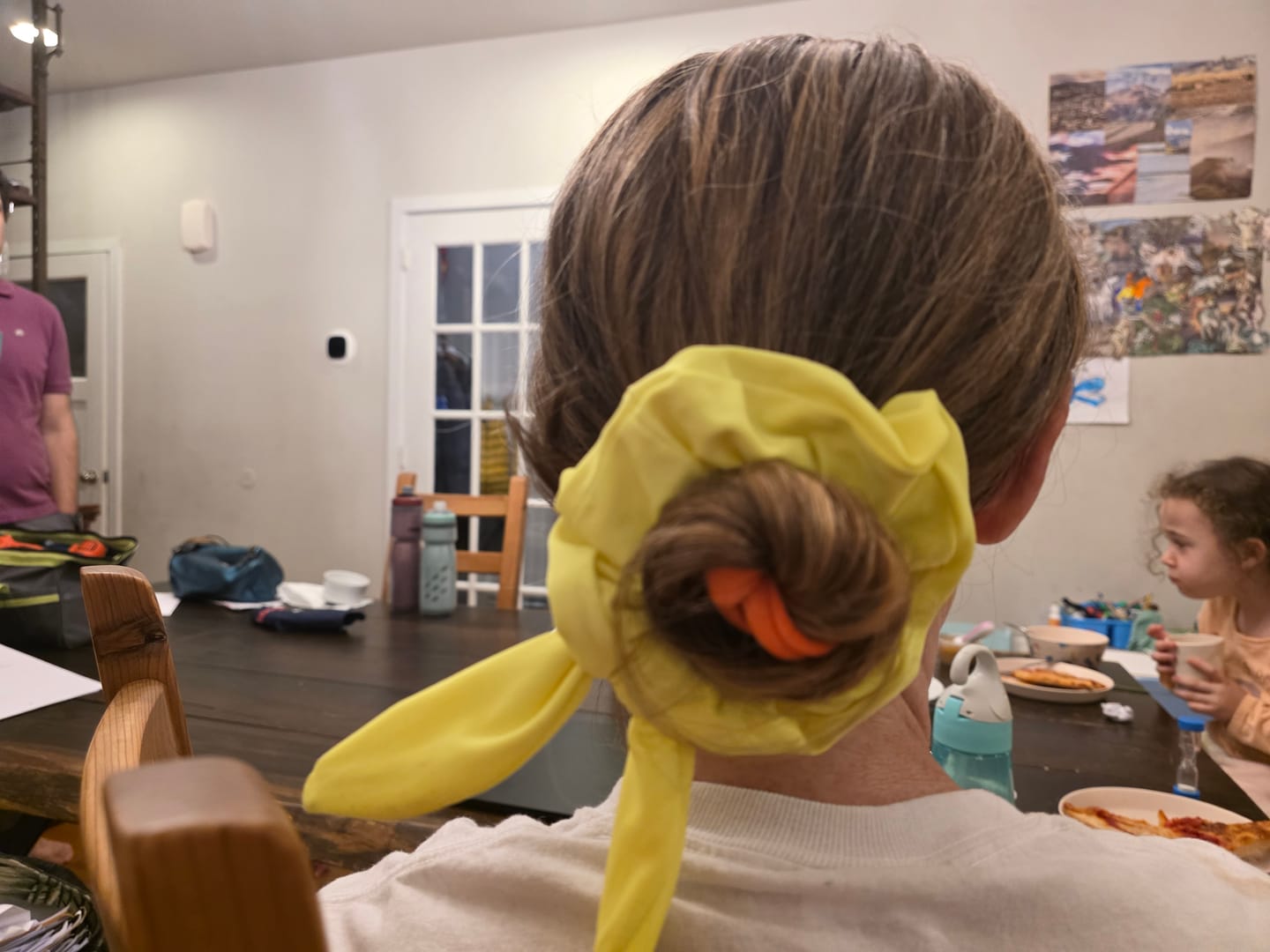 Customer photo review of Neon Rave Pocket Key Chain Scrunchie