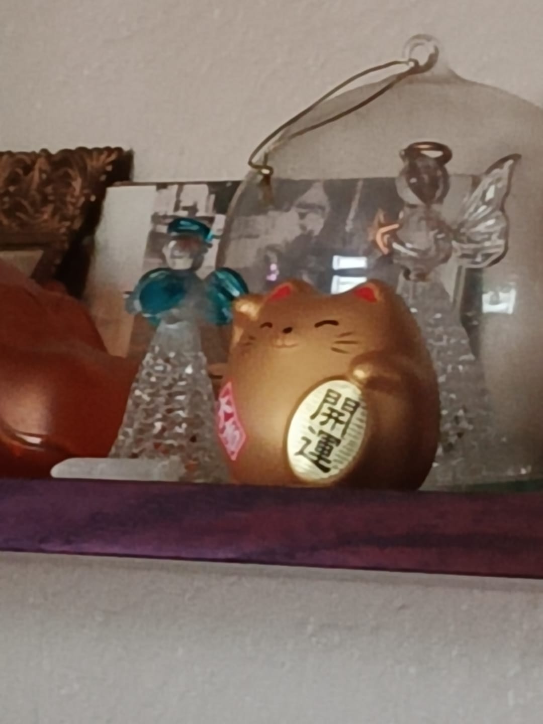 Customer photo review of Maneki Neko Round Gold