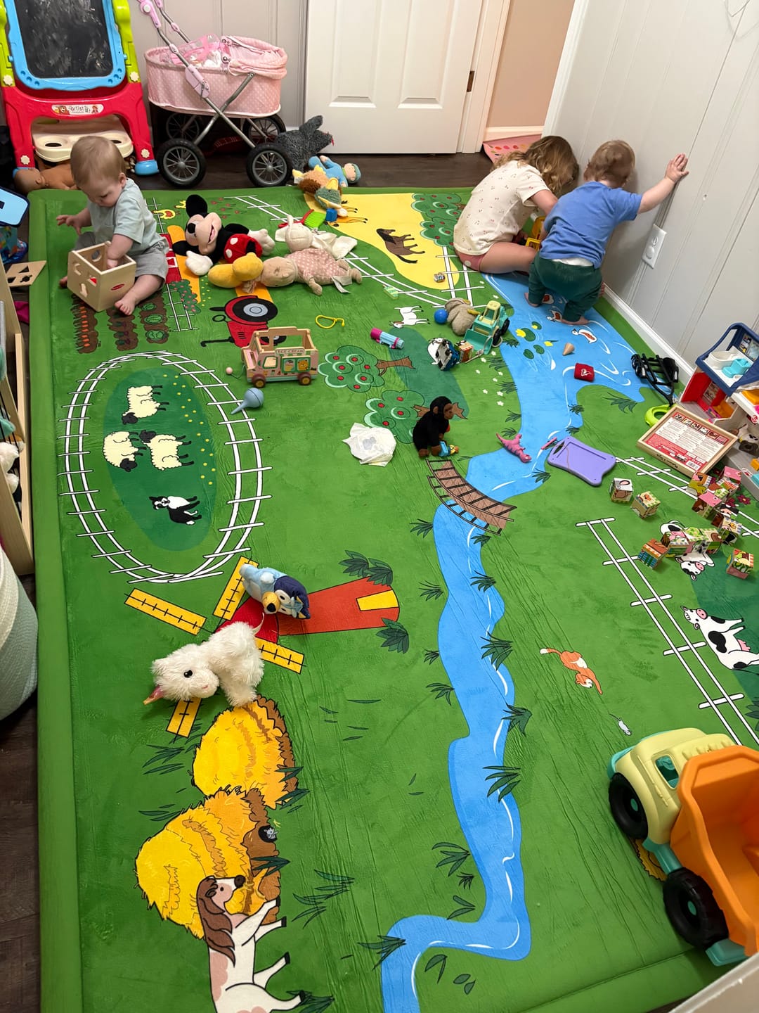 Customer photo review of Relax Mat - 1.4" Thick Soft Foam Play Mat