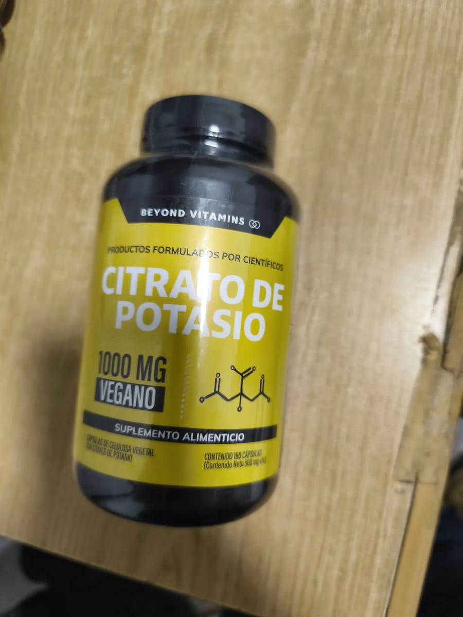Customer photo review of Citrato de potasio 60 Caps
