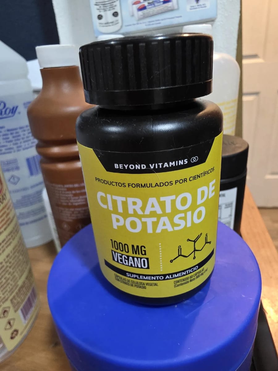 Customer photo review of Citrato de potasio 60 Caps