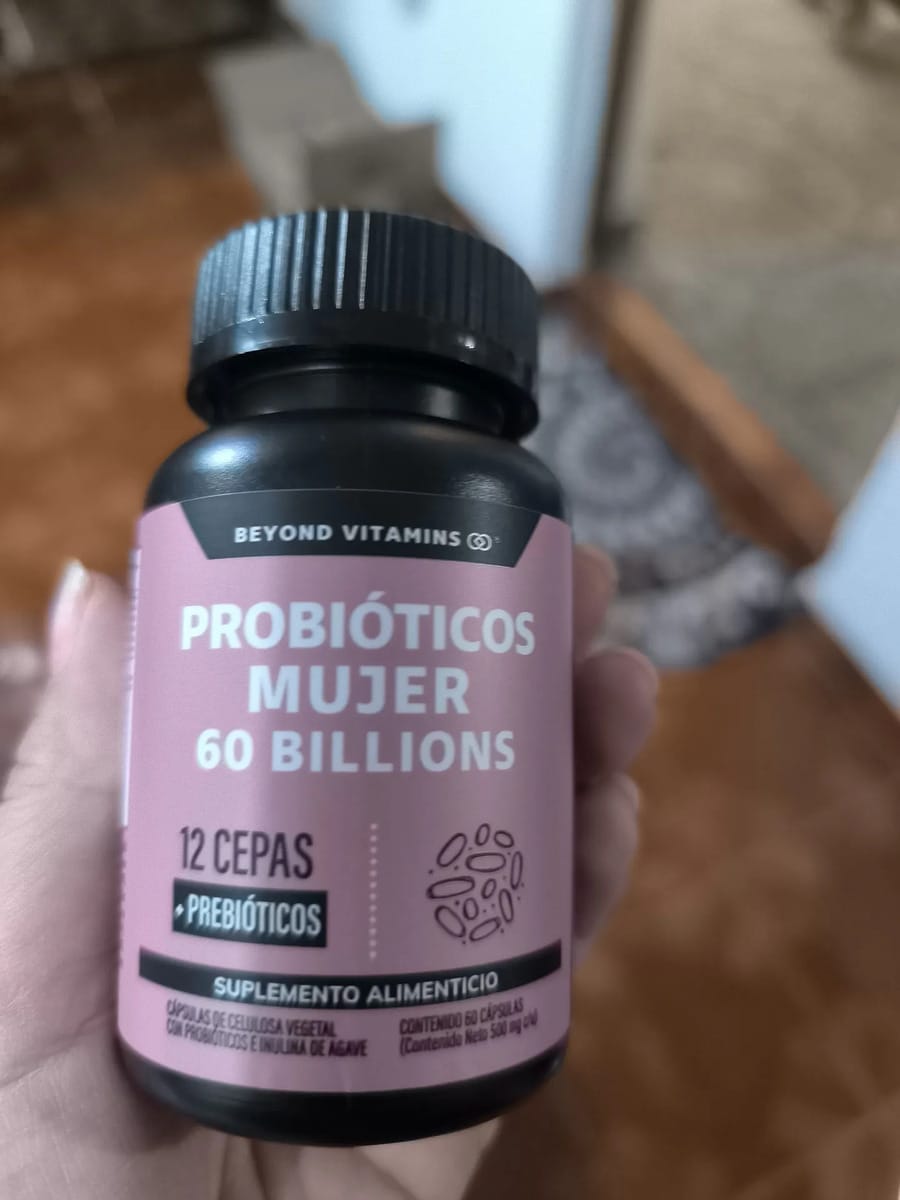 Customer photo review of Probioticos mujer 60 billions - 60 cápsulas