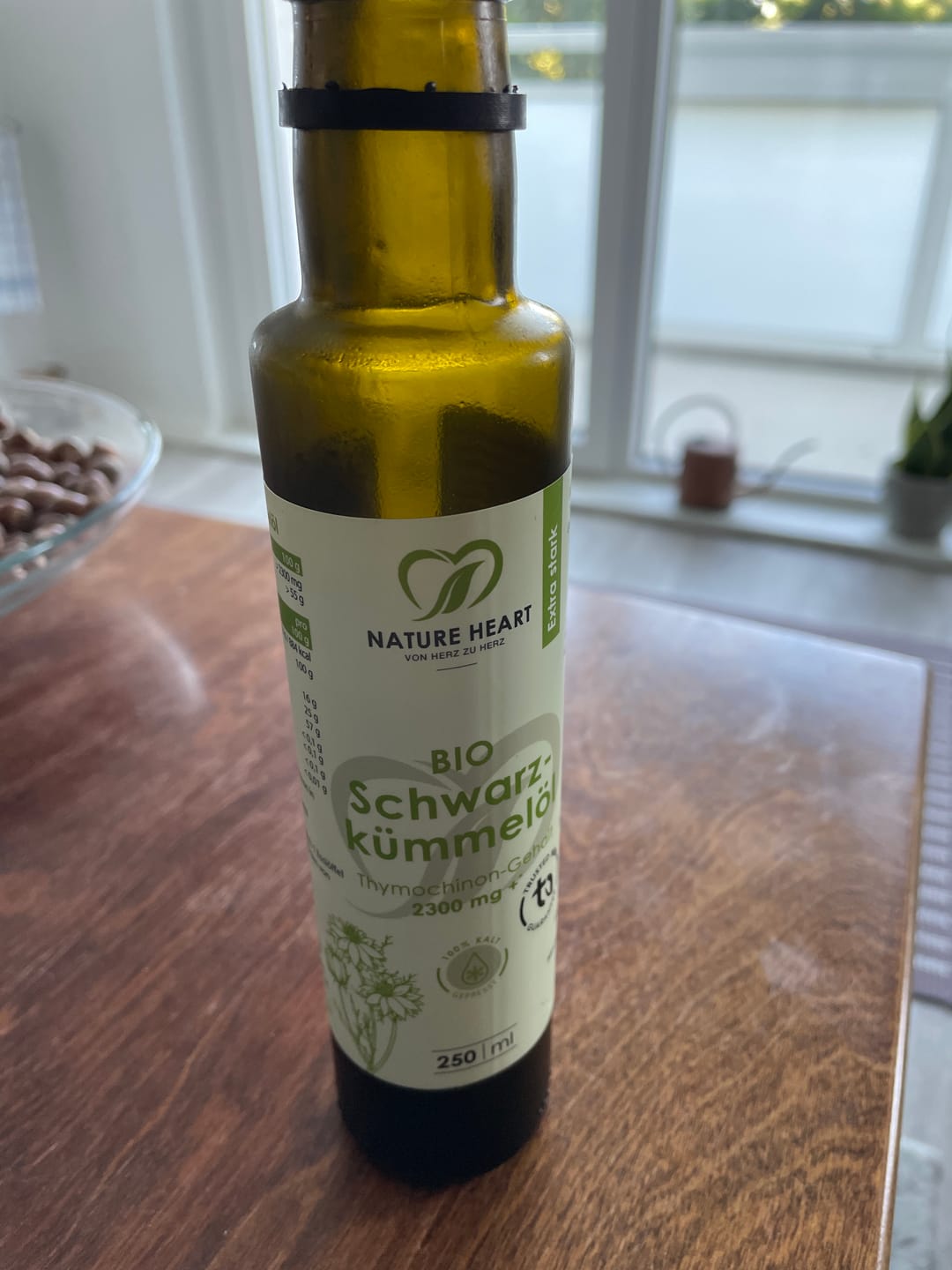 Customer photo review of BIO Schwarzkümmelöl 2300+ Thymochinon ungefiltert 250 ml